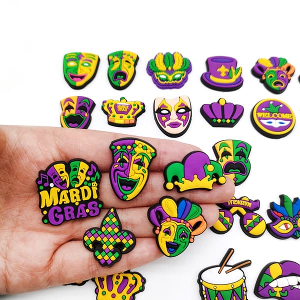 30 stk PVC-skodekorasjoner (karneval)