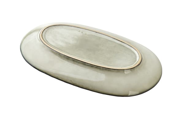 Tarjoiluvati keramiikkaa BASIC NATURE 31x18 beige 1kpl
