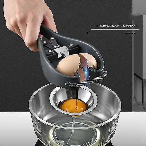 Eggåpner i rustfritt stål Eggeskallskjærer Knekker Verktøy Saks Separator