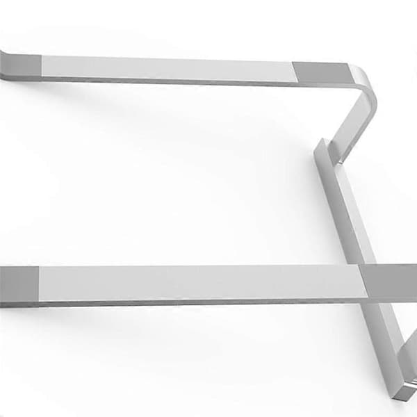 Stationær bærbar computerstander Stabil stander Ergonomisk aluminium computerstativ Bærbar kølestander (sølv)
