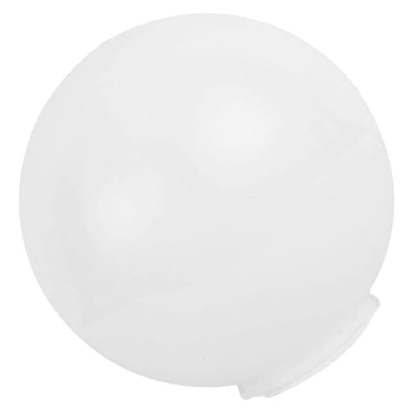 Akryl Globlampskärm Vit 30 cm Diameter Vattentät för Utomhus Trädgård 1 st