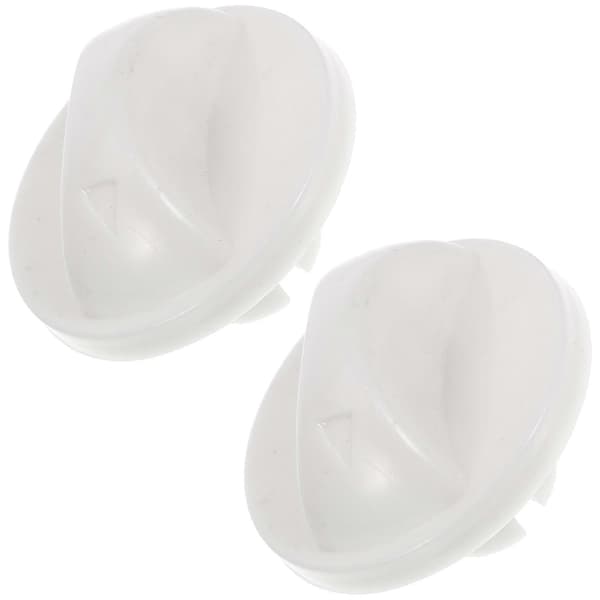 Replacement Knob for Timer Electric Fan Control Knob White Color 3.30X3.30X2.50cm 2pcs