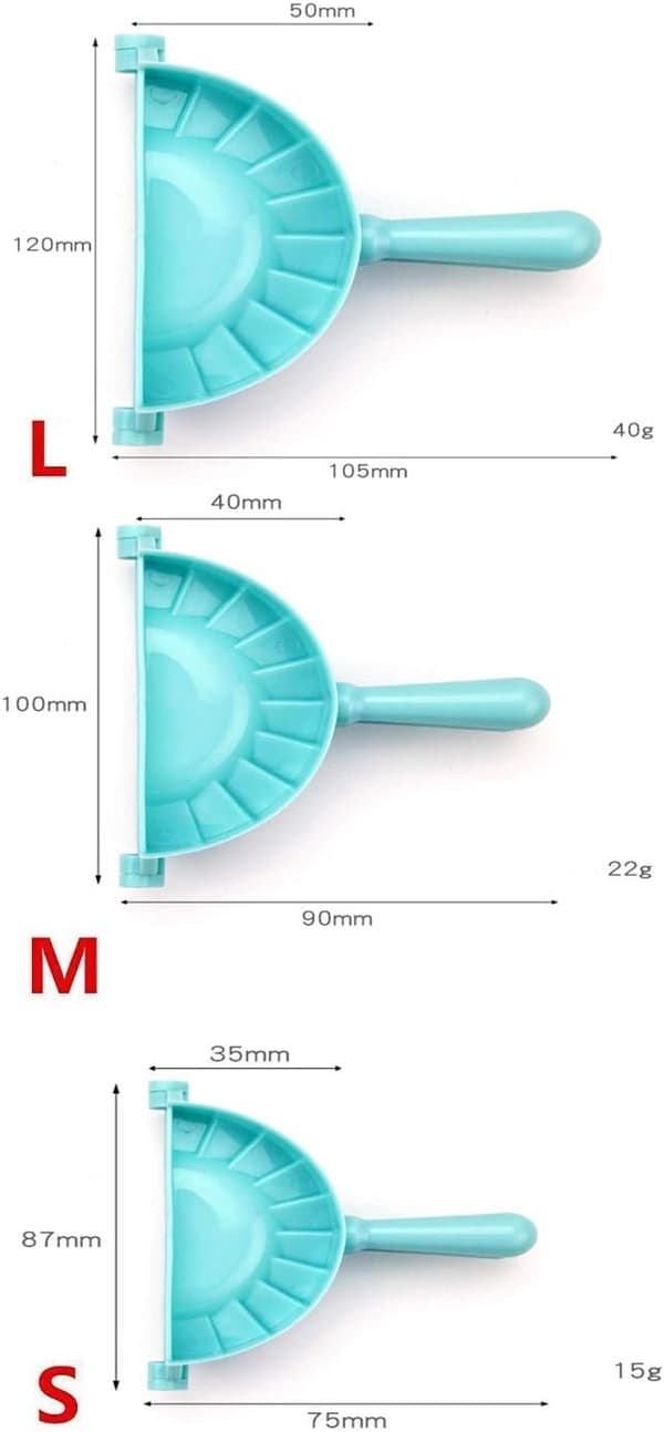 Ravioli Dumplings Maker 3-dels sett - Deigpresse og form