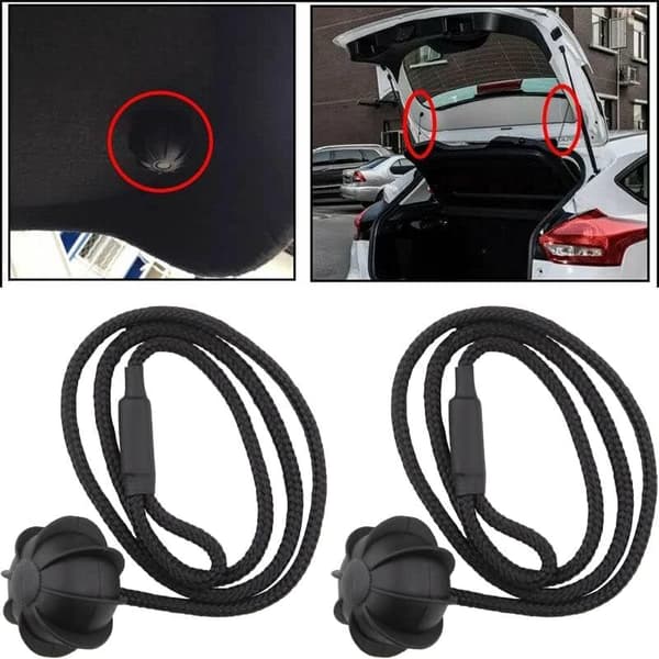 2 kpl hattuhyllyn narusarja VW Golf MK5 MK6 MK7 GTI 1K6863447A9B9
