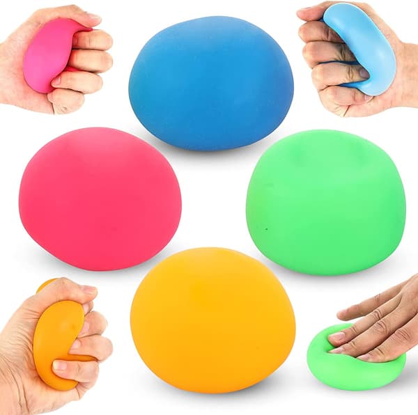 BOLL STRESS STRETCHY 7CM - Perfekt Grön Grön
