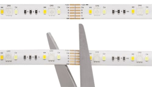 Deltaco Smart Home LED-stripe RGB, WiFi dimbar, 3m - Hvit