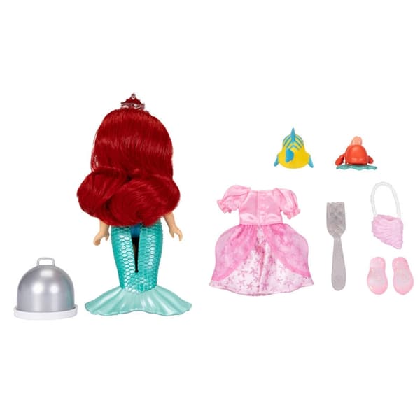Ariel-dukke 15 cm – Den lille havfruens land- og havfigur