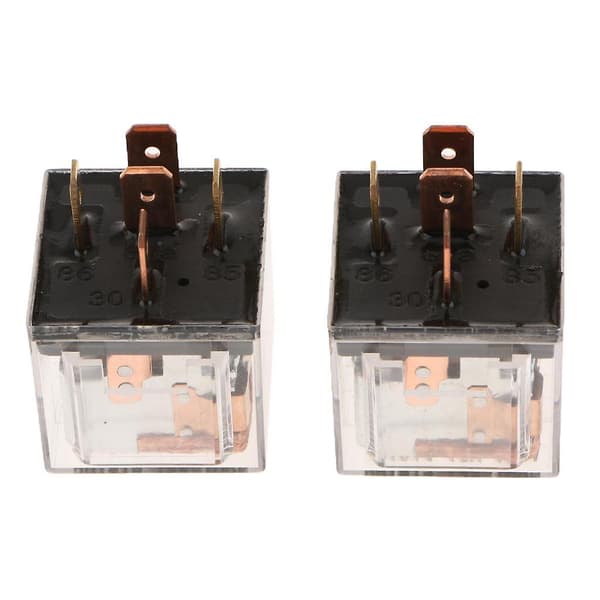 2x2 stykker Jd1914 12v 100a 5-benede vandtætte bilomskifterrelæer