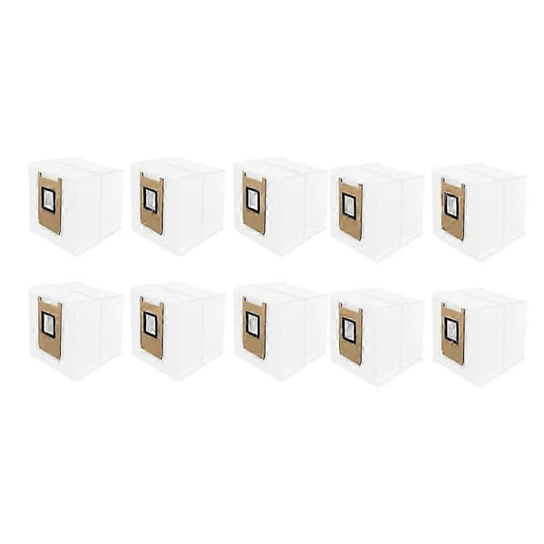 10 st dammpåsar för Eufy Omni E25 / Omni E28 dammsugartillbehör Dammpåsar Reservdelar szrh