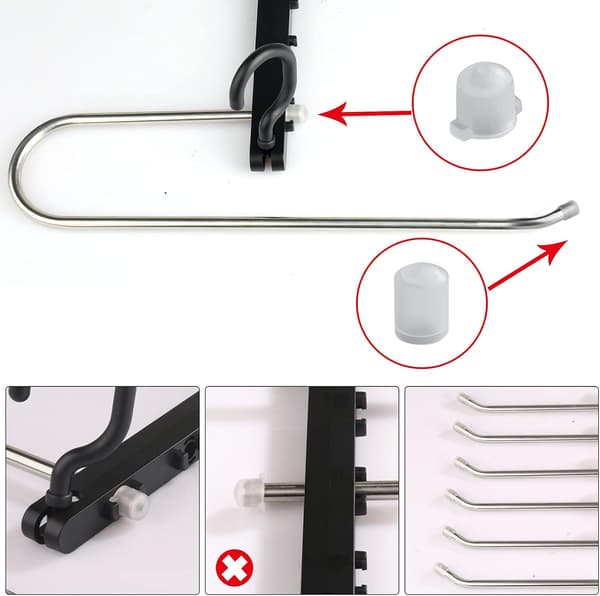 6-lags 2-bruks funksjonell buksehenger garderobe