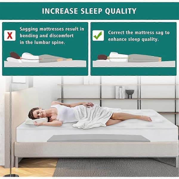 Sagging Mattress Support Fix Sagging Beds High-Density Foam Insert for Sagging Bed Repair 47 X 2 Black