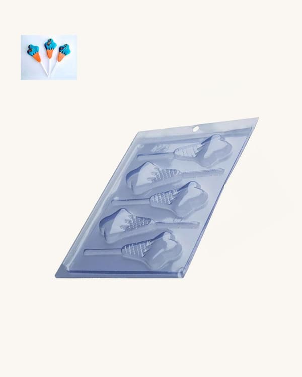 Pralinform Iskjeks Sjokoladeform - Is - Porto Formas 429 Transparent transparent