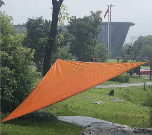 Triangular awning, 4 * 4 * 4 m awning, patio awning, suitable for outdoor activities orange