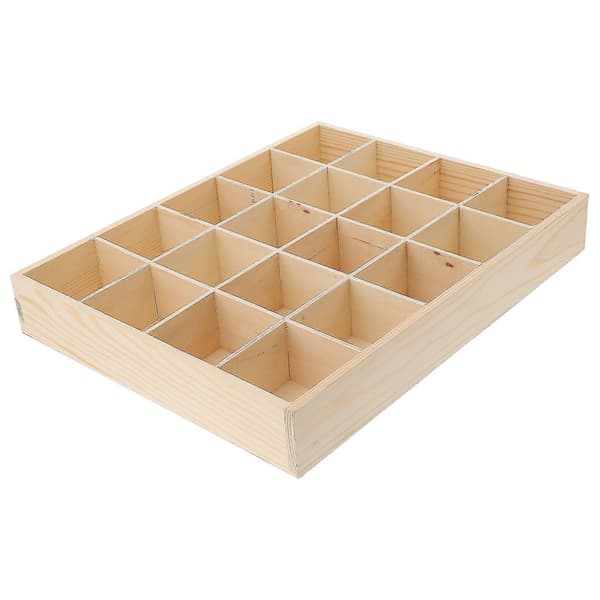 20 Rum Makeup Opbevaringsboks Trækasse Skuffeinddeling Tøj Strømper Organizer -Yx