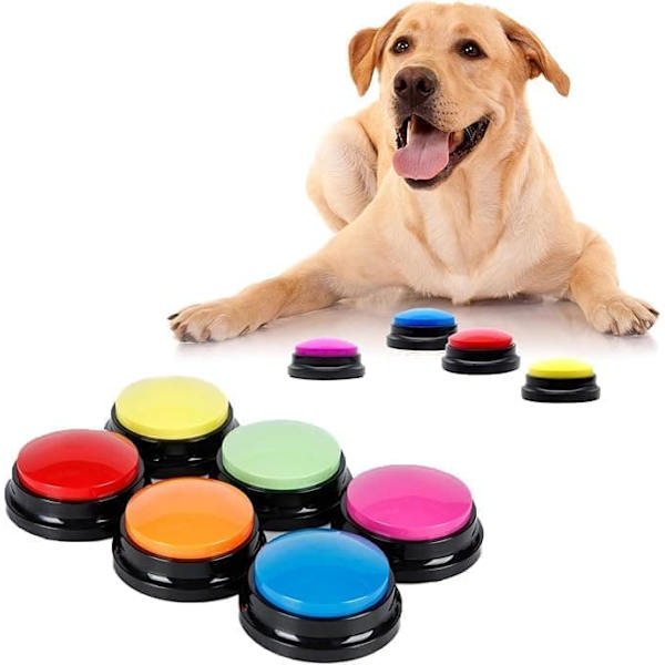 4-pack Talking Buttons for Dog & Cat, Dog Training