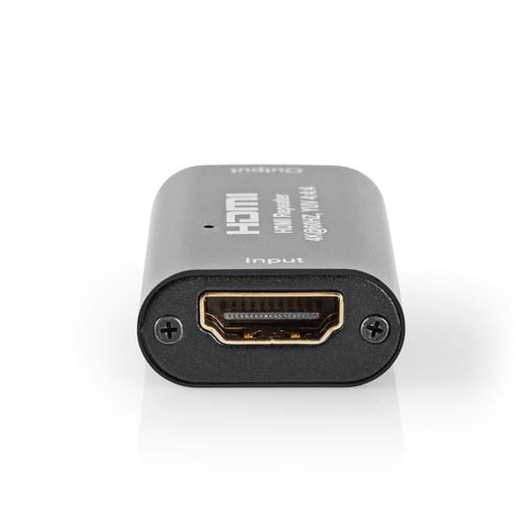 HDMI™-repeater | 40,0 m | 4K@60Hz | 18 Gbps | Metall | Antracit