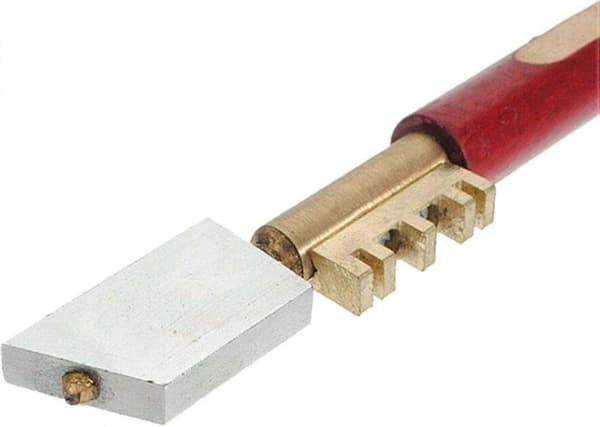 Diamantspiss glasskjærer messing 2-12 mm 180 mm