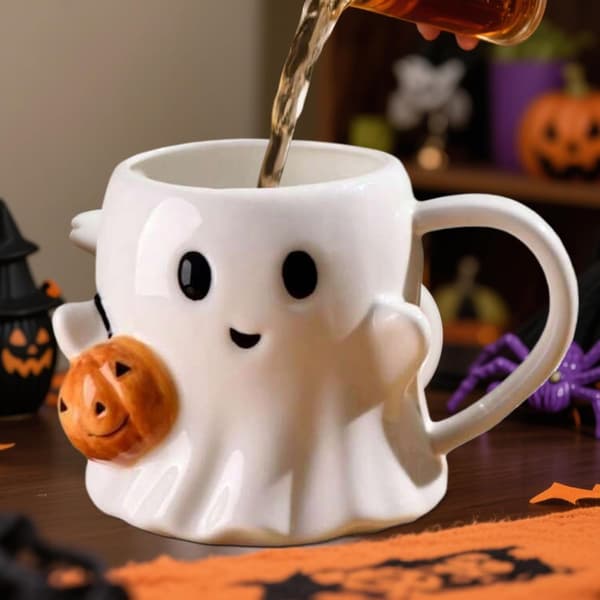 Græskarkop Halloween Spøgelseskrus Keramikkop
