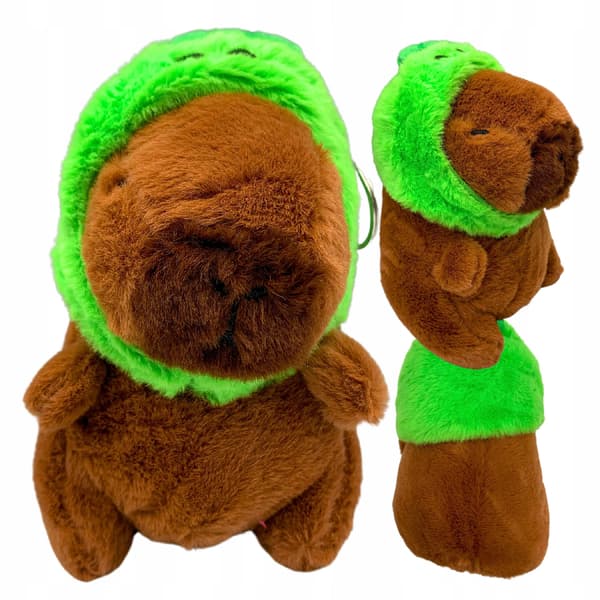 Pehmo Capybara Lelu Hupulla Pieni Sammakko Avaimenperä 12 cm