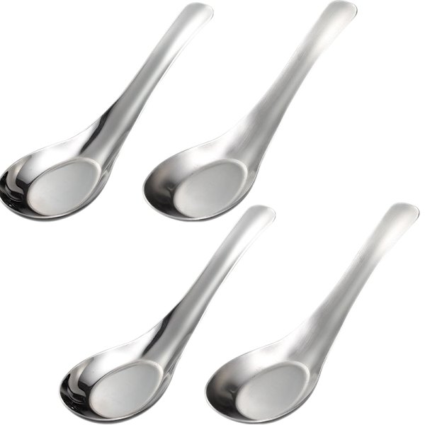Asiatisk Soppsked - Rostfritt Stål 2-pack 84 4-pack