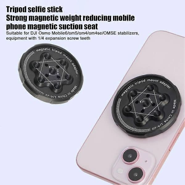 2024 Opgraderet Magnetisk Tripod Selfie Stick til Magsafe Magnetisk Base