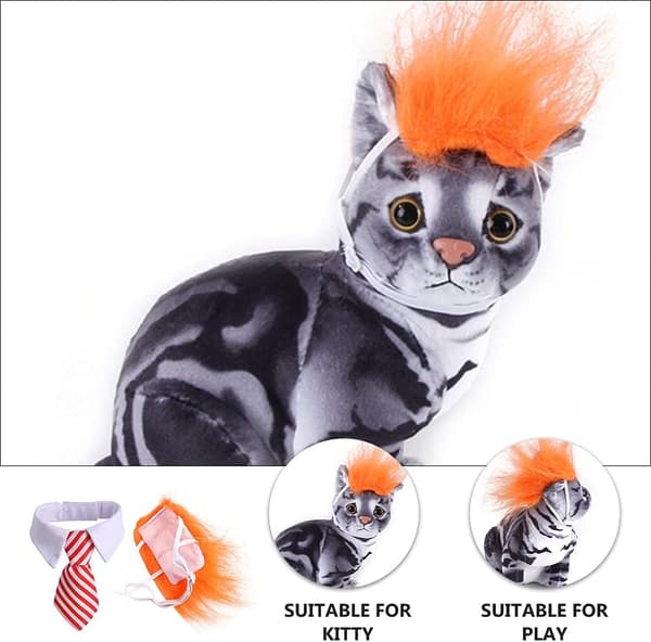 Halloween Pet Props Peruksamling Justerbar Kattdekoration ([LD]