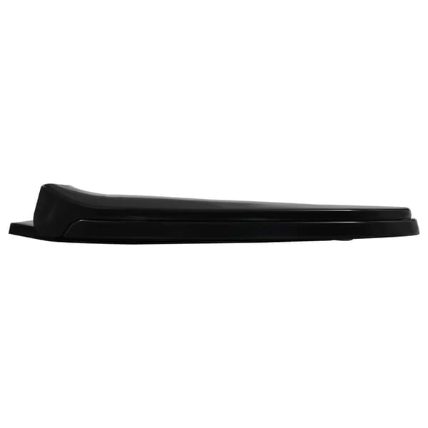 vidaXL Toiletsæde med soft close og quick release sort Svart black