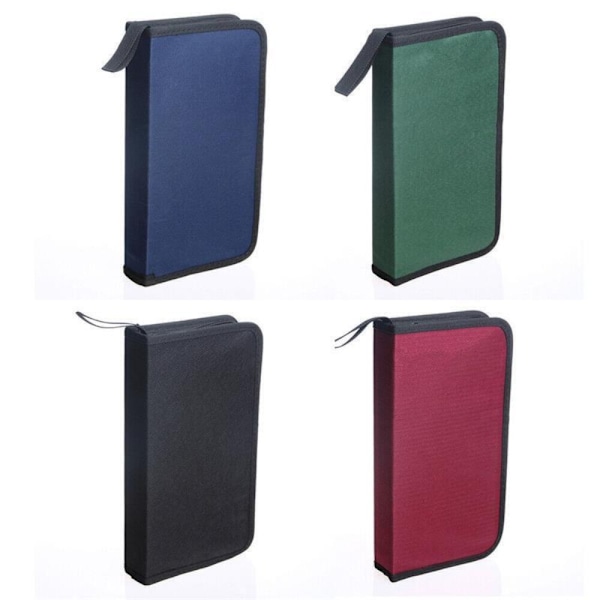 CD-etui CD DVD Opbevaringskasse SORT black