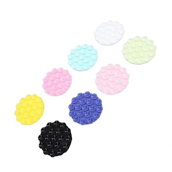 8 Pcs Silicone Suction Cups for All Phone Models Mobile Phone Accessories Holder Multifunctional Double S