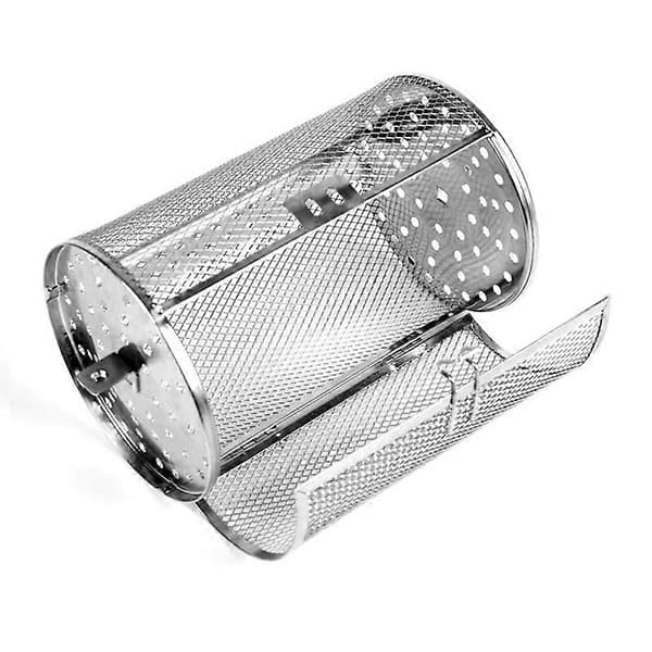 Stainless Steel Oven Rotating Grill Basket Nuts Beans Peanuts Baking