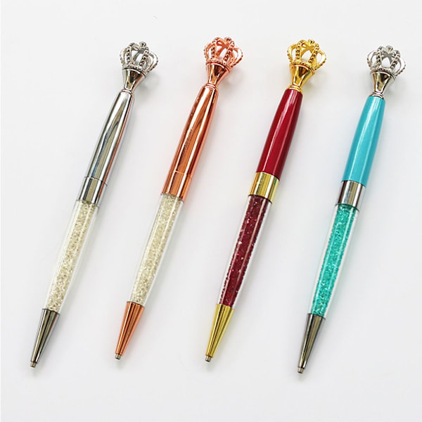 Diamant Maleri Pen Spids Borepen Kroneform BLÅ Blue