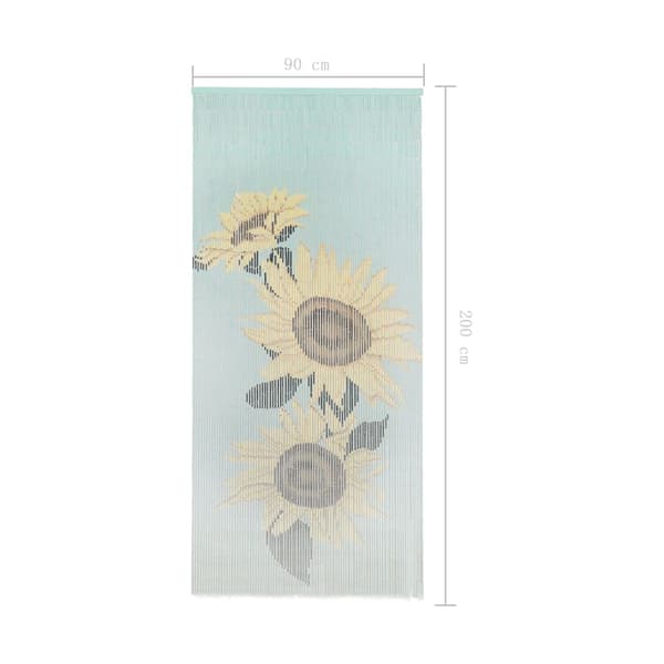 vidaXL Bambuoviverho 90x200 cm multifärg multicolor