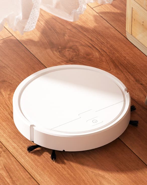 Black Smart Robot Vacuum Cleaner Sweeping Robot Wireless Three-in-One Automatic Sweeping Robot Strongly Sucks Up Pet Hair Hard Floors