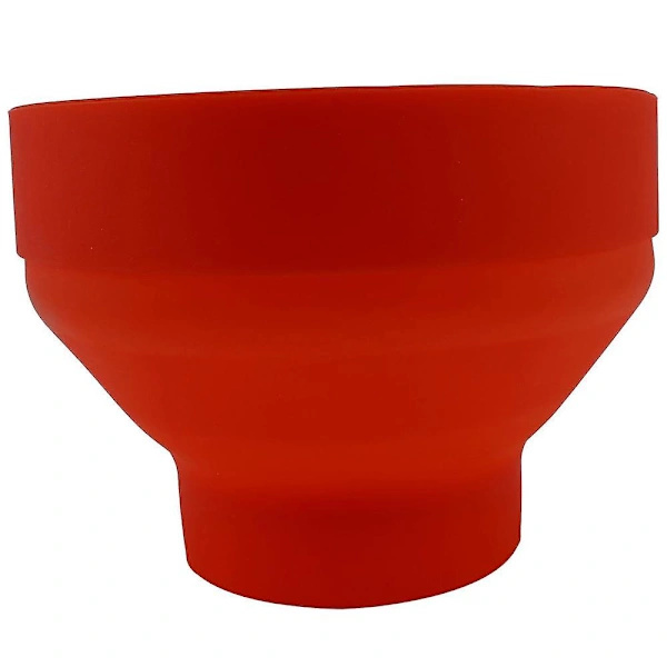 Popcorn Microwave Silicone Foldable Red Kitchen Easy Tools DIY Popcorn Bucket Bowl Maker With Lid