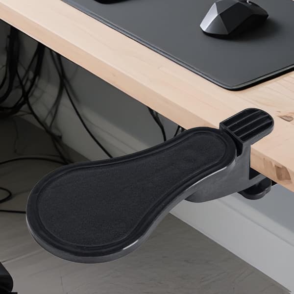 Skrivbordsarmstöd med justerbart ergonomiskt handledsstöd för datorbord och hemmakontor
