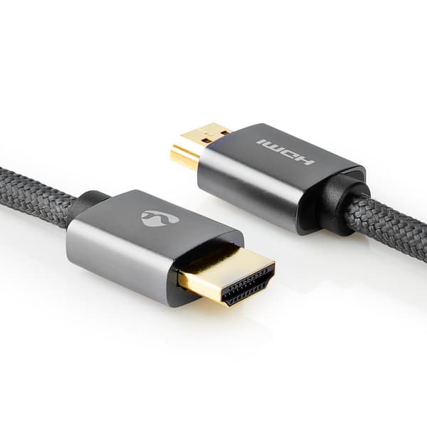 Profigold High Speed HDMI-kabel med Ethernet 4K@60Hz 18 Gbps ARC 3,00 m Grå Grå