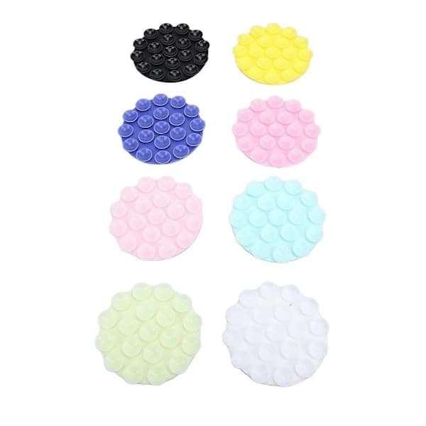 8 Pcs Silicone Suction Cups for All Phone Models Mobile Phone Accessories Holder Multifunctional Double S