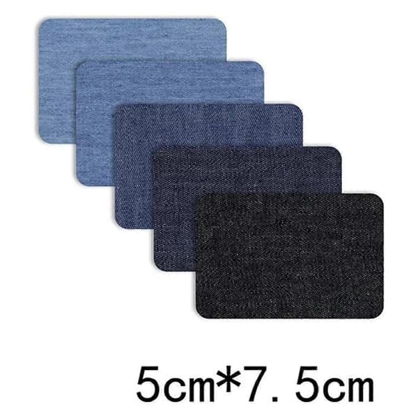 Lapper til indersiden af jeans 30 stk, Strygelapper til indersiden af jeans til tøjreparation, Strygelapper til jeans inderside