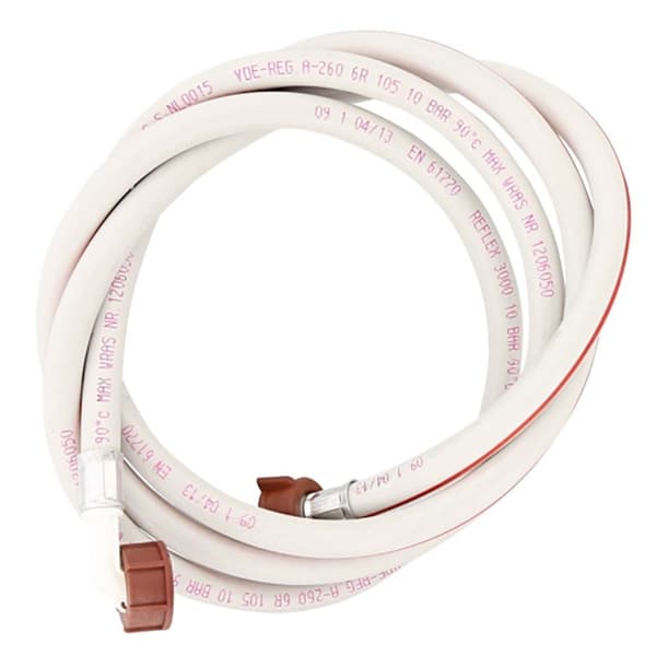 E2WIH250A Inntaksslange 3/4'' Rett - 3/4'' Vinklet 10 bar 90 °C 2,50 m
