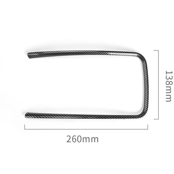 Sølv Bil Koppholder Trim Ring Konsollboks Oppbevaringsboks Galvaniseringslist for 2009-2013