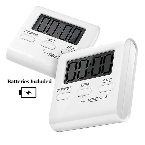 BoSaiD Digital LCD Display Køkken Madlavning Bagning Timer Høj Alarm Nedtælling Op Ur