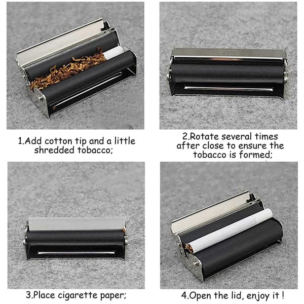 Cigarette Rolling Machine Easy Use Tobacco Roller Manual Cigarette Rolling Machine 70mm Rolling Machine