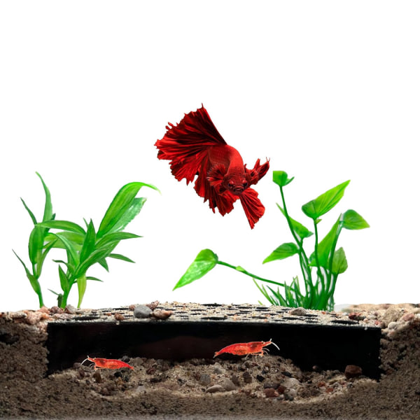 2pcs Shrimp Breeding Protector ，Shrimp Breeding Cave Aquarium Tunnel a4x2pcs