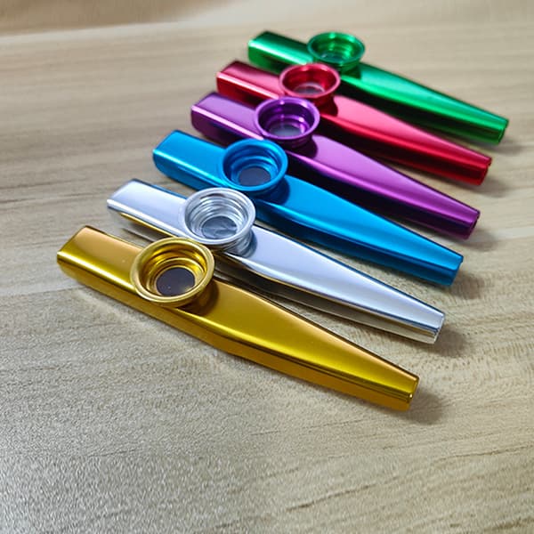 6 Kazoo i Metall, Musikinstrument för Barn
