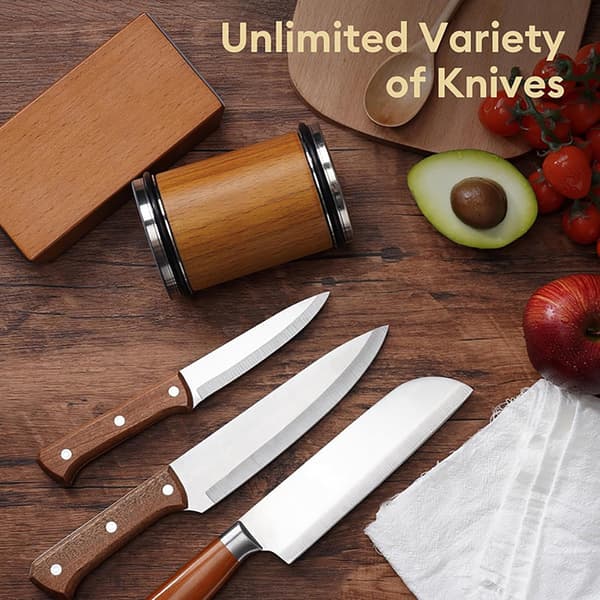 Rolling Knife Sharpener with Angled Support / Diamond Knife Sharpener with 6 Grits