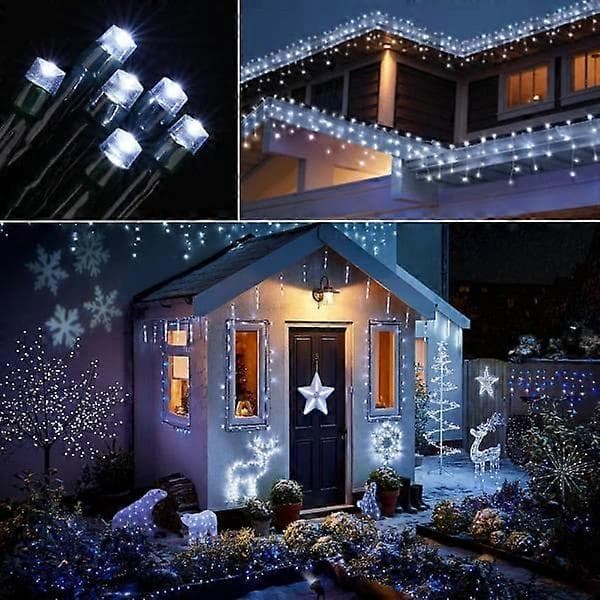 IC Outdoor Solar Light, 20M 200 LED Waterproof Solar Light, 8