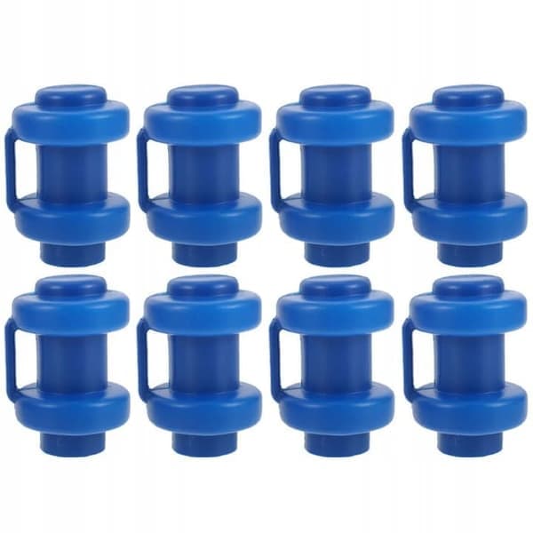 End caps for trampoline, 8 pcs end caps for trampoline poles, 25 mm diameter end caps, accessories for trampoline net