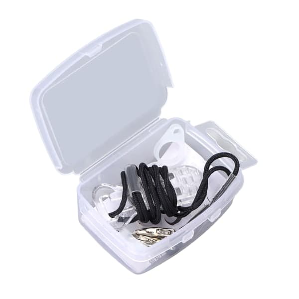 Hearing aid clip black cord white transparent clip protective rope for hearing aid children elderly