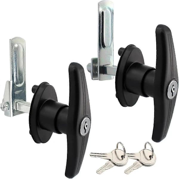 T-Handle Lock for Truck Cap, Camper Shell, Keyed Alike, Universal Fit