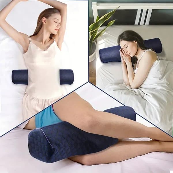 Cervical Neck Pillow, Memory Foam Pillow for Stiff Neck, Neck Support Pillow for Side and Back Sleepers